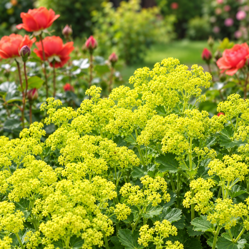 Alchemilla mollis 'Thriller' - Pehme kortsleht 'Thriller' P11/0,75L